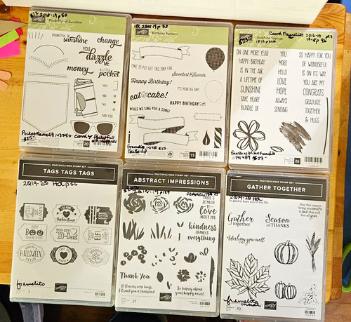 Lot stampin up - 6, stampin'