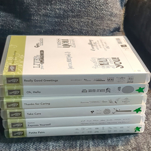 Lot stampin up retired - of, 6