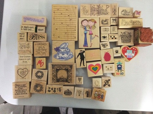 Piece rubber wood stamp - 47,