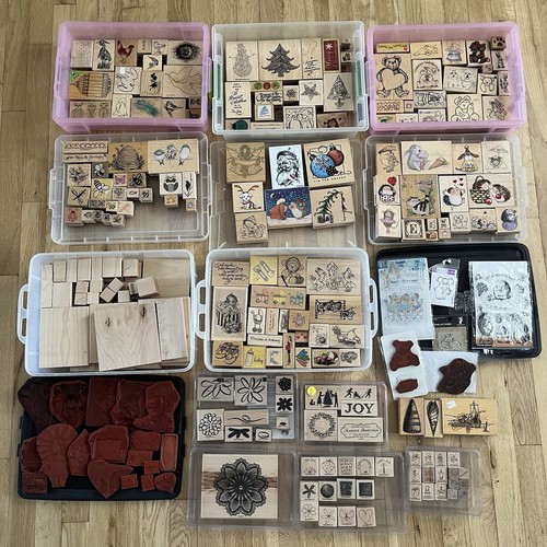 Rubber stamps huge lot - huge, of