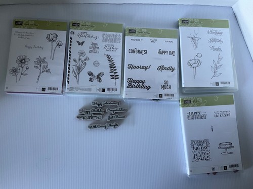 Lot stampin stamp sets - up,