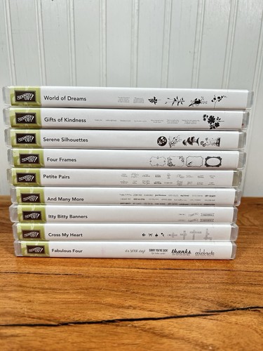 Stampin stamp set lot - lot, 9
