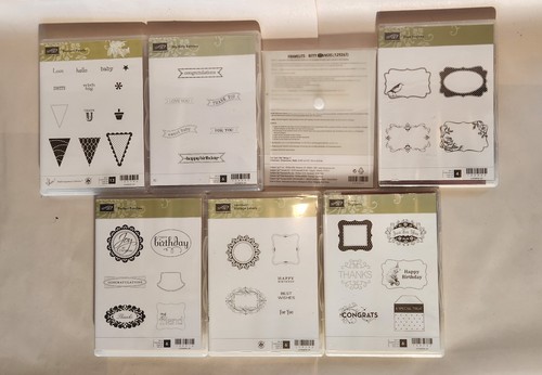 Lot stampin stamp and - of,