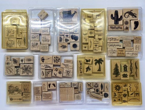 Stampin lot 130 - 130+, wood