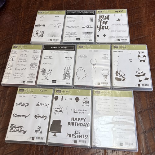 Lot stampin up cling - lot,